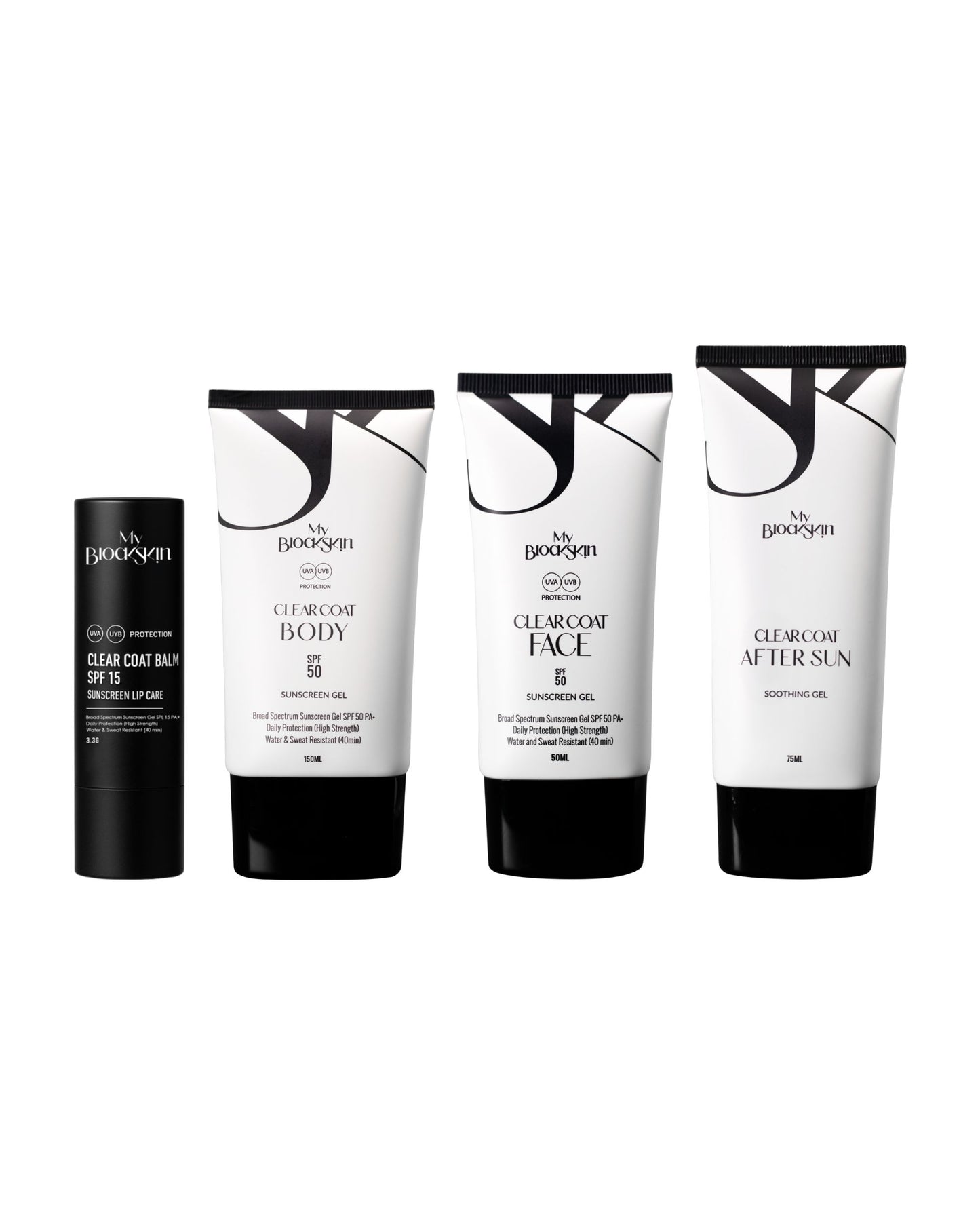 Complete Protection Set - Face + Body + Lip + After Sun